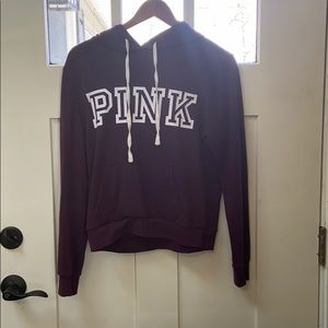 hoodie/ sweatshirt from pink: size small: maroon: